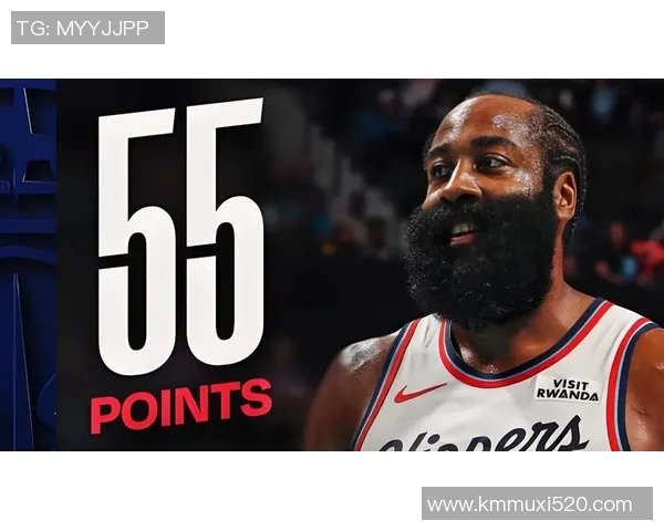 哈登暴走夜！单节27分+全场55分，快船终结连败全靠他一人扛